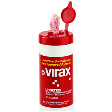 VIRAX 360000 POT TOVALLOLETES NETEJADORES (70u)